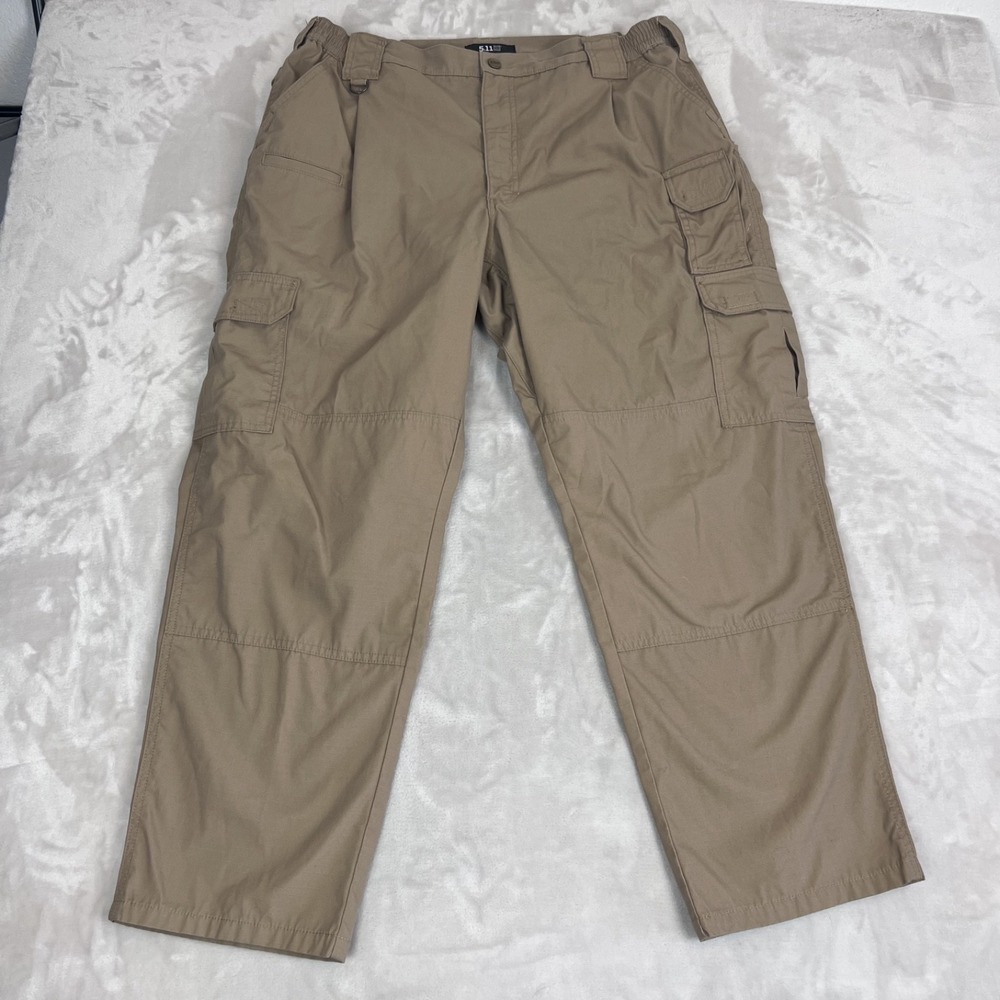 5.11 Pants Mens 40x30 Tan Tactlite Pro Ripstop‎ Cargo Workwear Utility Outdoor